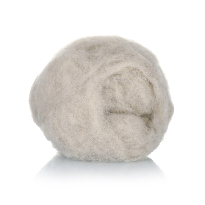 Light coloured sheep wool