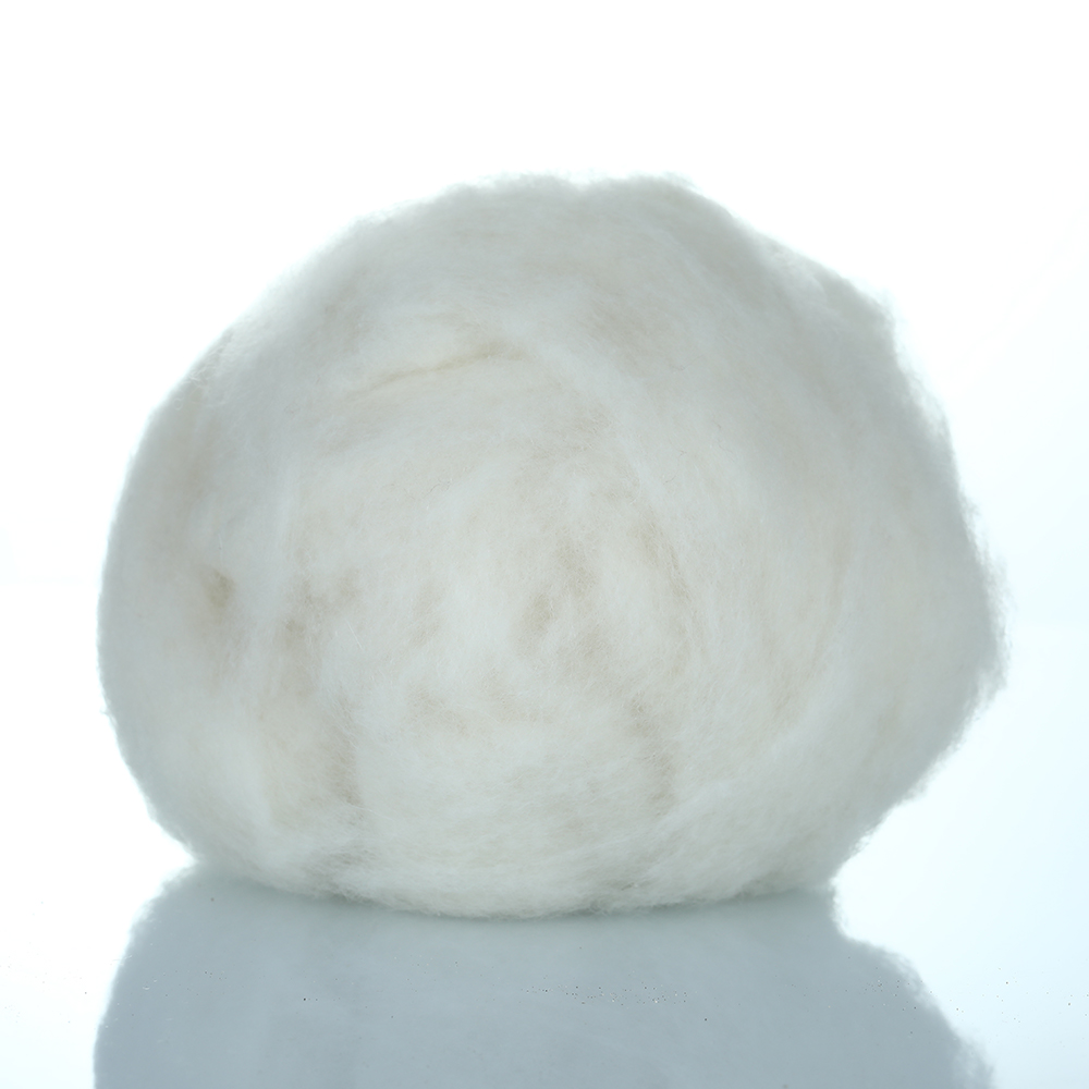dehaired wool